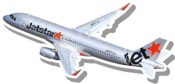 jetstar 飛行機